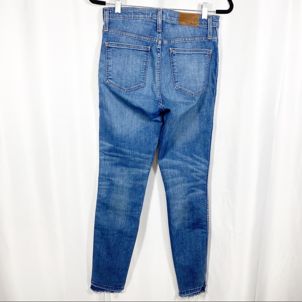 Madewell 10” High Rise Skinny Jeans: Drop Step Hem - Picture 4 of 16